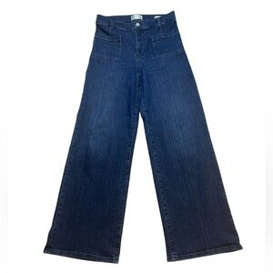 FRAME Le High Skinny Jeans — Button Fly, Distressed, Medium Wash